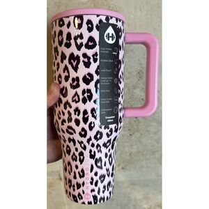 Hydrojug Pink 40oz Traveler Water Bottle Leopard Print Victoria Secret IN HAND